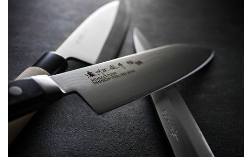 H25-104 濃州正宗作 ダマスカス 包丁2点セット プロフェッショナル 【7営業日以内に発送】