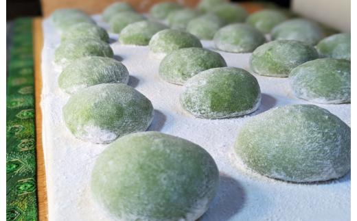 099H4031 老舗の杵つきたて生丸餅 合計 約1.8kg よもぎ入り