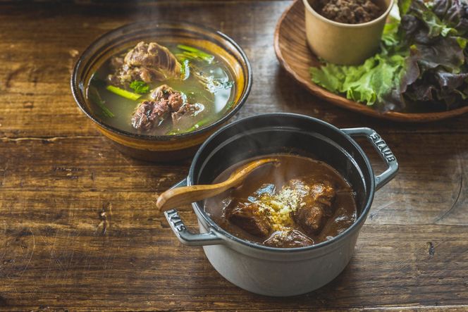 村産食材の料理セット 名店直送「おうちでろっかん」 2人前セット A-MT-A02A