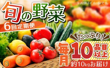 【6回定期便】地元の農家さんが収穫した旬のお野菜 詰め合わせセット 地元の農家さんが収穫した旬のお野菜 詰め合わせセット 野菜定期便 野菜詰め合わせ / 南島原市 / ミナサポ [SCW046]