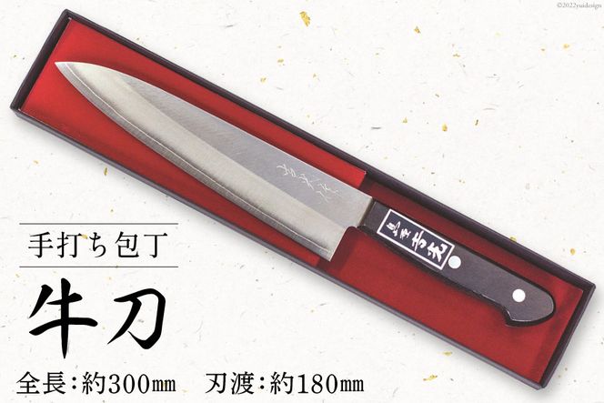 CA057-4 そろそろ、一生ものの道具を　手打ち包丁(牛刀)