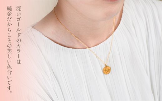 K24　コイン　ホーク/ハーブ　ネックレス　管理番号254975　×1本 218-026