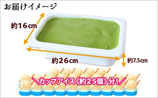 599.アイスクリーム まっ茶 抹茶 まっちゃ ジェラート 業務用 2リットル 2L アイス 大容量  手作り 北海道 弟子屈町