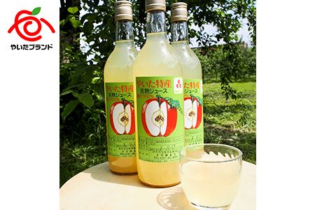 矢板市産 完熟りんごジュース《720ml×6本 1箱》｜林檎 リンゴ 果汁100% 産地直送  
