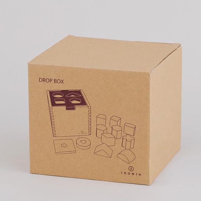 木製 パズル ドロップボックス【檜のおもちゃ ＩＫＯＮＩＨ】 ≪桧 おもちゃ ヒノキ ひのき 木育 知育≫