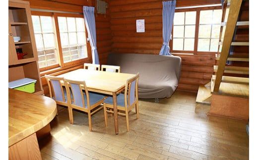 サンビレッジ曽爾オートキャンプ場コテージ１泊宿泊券 /// 奈良県 奈良 宿泊券 旅行 コテージ 一棟貸し