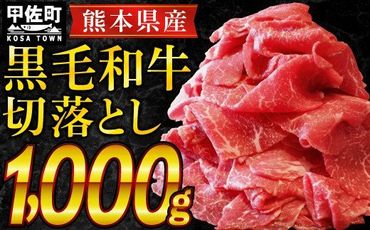 熊本県産黒毛和牛切り落とし1.0kg
