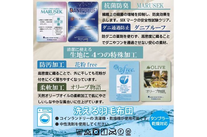 【寝袋 にもなる 3way!】 洗える 羽毛布団 掛け布団 シングル アウトドア ダック93％ ネイビー 寝袋 羽毛 布団 ふとん 車中泊 キャンプ 防災 ダウンシュラフ ボルスタークッション 肌掛け 抗菌 防臭 防汚 [川村羽毛 山梨県 韮崎市 20743476]