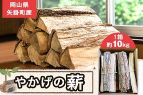 やかげの「薪」 10kg (5kg×2束) 備中南森林組合 岡山県矢掛産《60日以内に出荷予定(土日祝除く)》 薪 まき キャンプ 用品 夏 バーベキュー---osy_bityumaki_60d_24_9000_10kg---