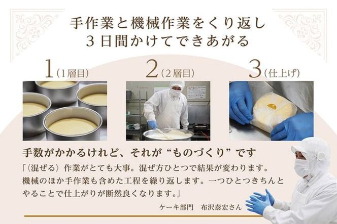 【毎月定期便】二層のチーズケーキスイート・フロマージュ　12cm×1台×2ヵ月定期便【be051-0967-100-2】