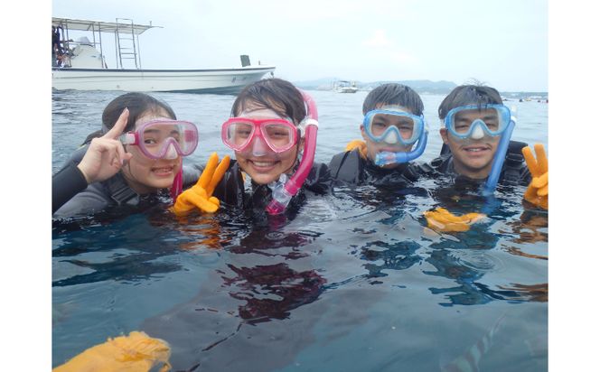 【ハレタオーシャンサポート】透明度抜群！【ビーチシュノーケリングツアー】2名様