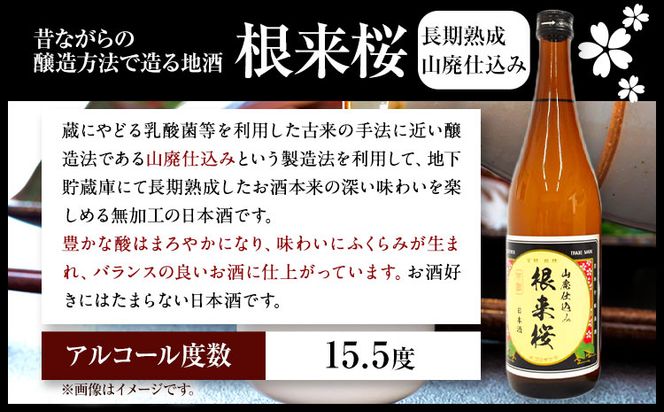【ふるさと納税】【紀州の地酒】純米吟醸酒 根来 長期熟成山廃仕込み 根来桜 飲み比べセット 720ml×2本 厳選館《90日以内に出荷予定(土日祝除く)》 和歌山県 日高町 酒 純米吟醸 飲み比べ 1440ml---wsh_genjkks_90d_22_13000_2p---