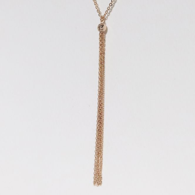 K18　ミラーボールタッセルペンダント BQ-119