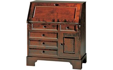 ビューロー ドレッサー 北海道工芸家具 カバ材 北海道民芸家具