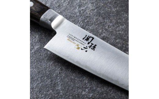 H25-06 ＜湿式砥石を使用した本格刃付＞ ◇貝印 関孫六 木蓮 牛刀 180mm （本通し・一体口金・ステンレス三層鋼） ～包丁 長い 天然木 ステンレス 調理器具 キッチンツール ギフト 贈り物にも～