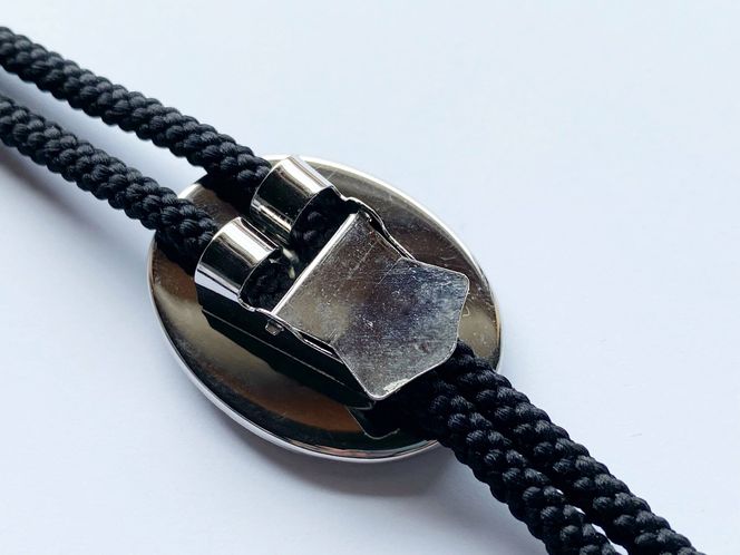 藤の七宝焼ループタイ