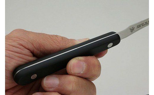 H5-64 関兼常 トマトスライサー （KC-093） ～トマト 包丁 スライサー ステンレス ギザ刃 ノコ刃 フルタング サラダ フルーツ ステーキナイフにも 関市 刃物 日本製 北正 関の刃物～