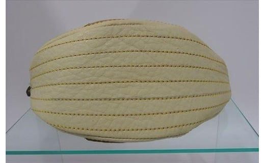 「鞄工房　香」くじらのポーチ イエロー FAA3004