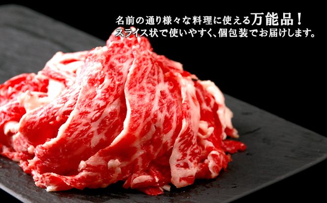 白老産黒毛和牛1.2kgピリカルージュ超万能スライスセット（300ｇ×4パック） BF019