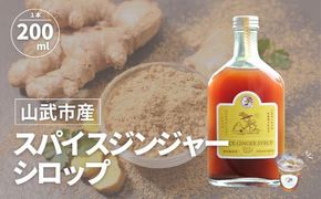 山武市産スパイスジンジャーシロップ 1本200ml SMAQ004