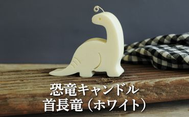恐竜キャンドル・首長竜(ホワイト)【38007】