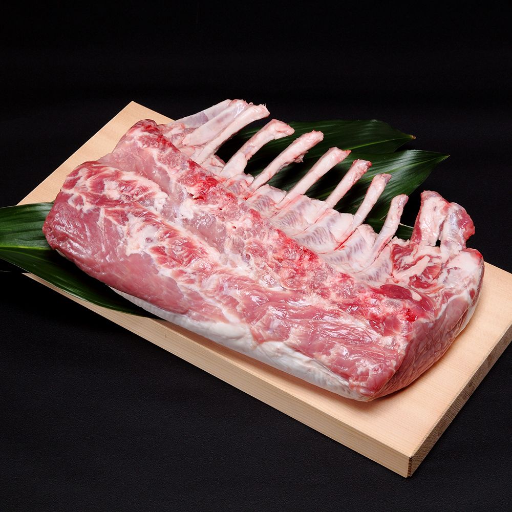 北海道産豚肉(骨付ロース)[3.0kg前後]