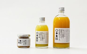 山神果樹薬草園：すだち果汁とジュースとジャムのセット　