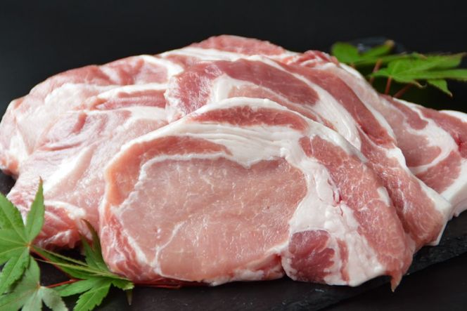 BF006 雲仙うまか豚“紅葉”ロースとんかつ用 1kg（150g×7枚）