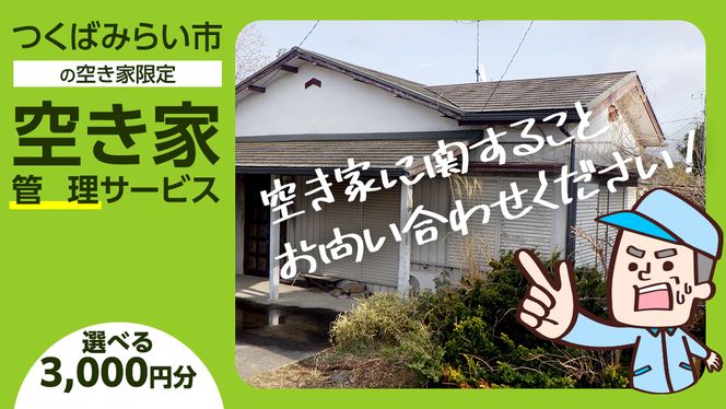 空き家管理サービス【オプション用】 管理 見守り 代行 点検 [BB06-NT]