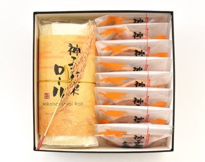 [K042] 神子原ロールと神子原米どら焼きセット