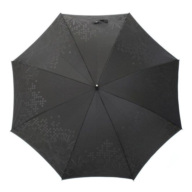 槙田商店【紳士晴雨兼用】長傘 monotone 花 FAA5025