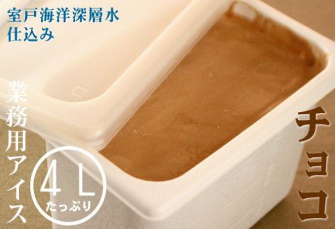 チョコ４L 業務用アイス　mt012