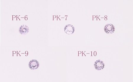 【SJ-91】Pt999　ピンク非加熱サファイアダイヤモンドリング AQ-177