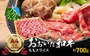 【A01120】おおいた和牛ももスライス　約700ｇ