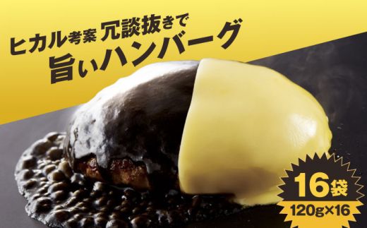 【ヒカル考案！】冗談抜きで旨い ハンバーグ 120g×16袋 (黒カレーソース×ハニーマスタード+チーズ)《築上町》【株式会社　ジョイフル】 [ABAA010]