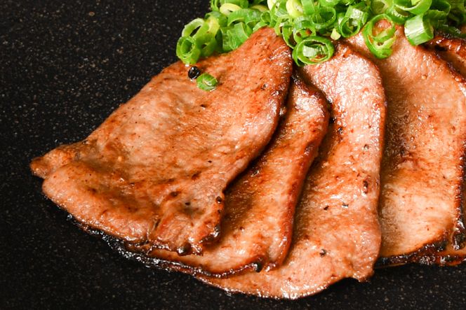 牛タン ミートよねくらの味付牛タン ねぎ塩味 500g [気仙沼市物産振興協会 宮城県 気仙沼市 20565285] 肉 精肉 焼肉 牛たん タン 薄切り スライス 冷凍 アウトドア BBQ 簡単 味付き 塩 タン塩 たん塩 たん