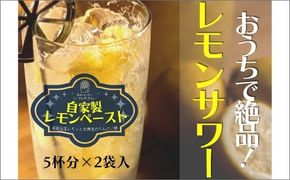 レモンサワー専門店の自家製レモンペースト ( 加工品 乳製品 発酵 国産 レモン れもん ペースト レモンサワー レモネード レシピ付き )【132-0002】