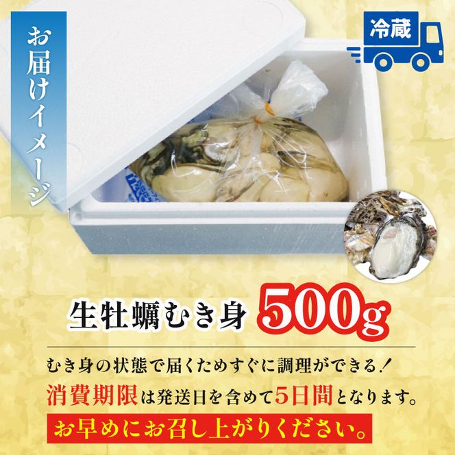 訳あり 生牡蠣 むき身 500g (加熱用) 牡蠣 剥き牡蠣 むき牡蠣 魚貝類 生かき カキ 牡蠣 むき身牡蠣 冷蔵 加熱用 牡蠣フライ 牡蠣飯 鍋 訳アリ 数量限定 期間限定 先行予約 10000円 1万円 三陸産 岩手県 大船渡市 [seikimaru001]