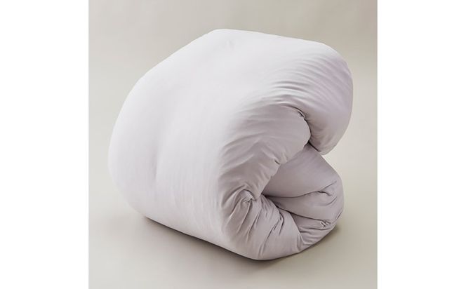 GS005とろける羽毛ふとん［ダブル］掛けふとん 専用カバー付き/プラチナ