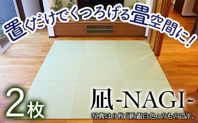 【置くだけでくつろげる畳空間に】 8ミリ置き畳「凪-NAGI-」 2枚  084003