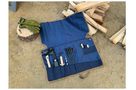 【アウトドア　トーチ作りセット】ブッシュクラフト　クラフトハンドル+兼用ビット+ドリルロールバッグセット