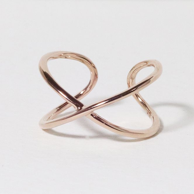 K10　大　クロス　イヤーカフ（U-460)　BQ-53