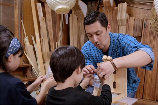 【小嶋庵　京提灯】ちび丸提灯製作ワークショップ参加券2人分　KJ00006