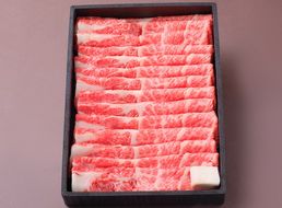 近江牛すき焼き・しゃぶしゃぶ用肩ロース【500g】＋近江牛ハンバーグ×3個【450ｇ（150ｇ×3個）】【AB65U】