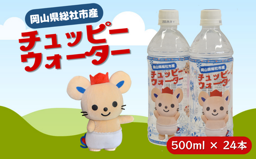 そうじゃの水「チュッピーウォーター」（500ml×24本）012-022