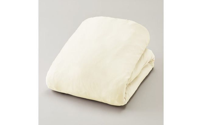 GS024とろける羽毛ふとん［セミダブル］肌掛けふとん 専用カバー付き/クリーム