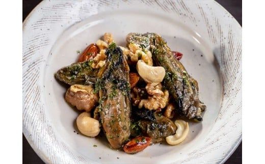 牡蛎燻製オイル漬トリオミニ（にんにく・山椒・柚子ドレ 各60g、アラカルト10g×3個入り1セット）【0tsuchi00230-202412】