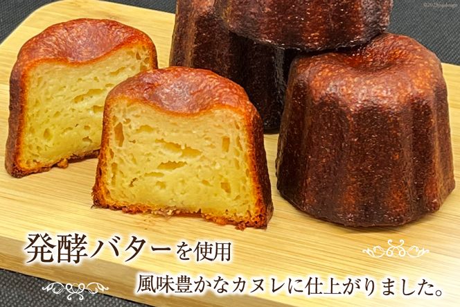 【発酵バター100%使用】 カヌレ 5個 [三日月堂 宮崎県 日向市 452060883] 個包装 菓子 スイーツ お菓子 焼菓子 おかし 洋菓子 デザート 冷凍