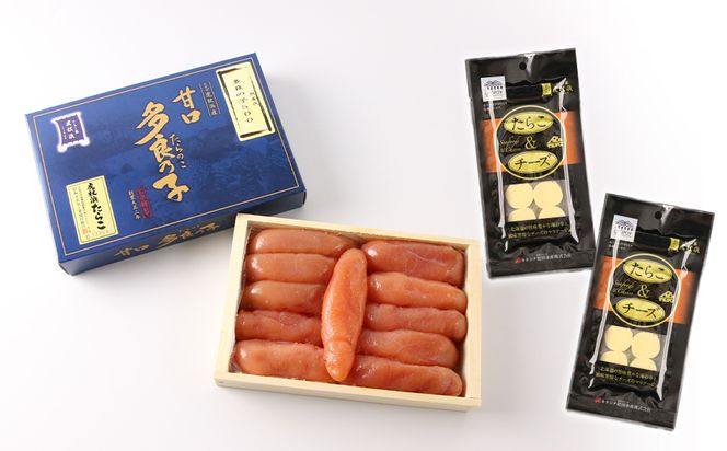 【無着色】虎杖浜産 多良の子＋たらこ＆チーズセット AA013