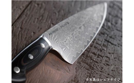 Zwilling ツヴィリング 「 ボブ・クレーマー ユーロ ステンレス プレップナイフ 140mm 日本製 」 ダマスカス コンパクトシェフ シェフ ペティ 多層鋼 岐阜県関市製 【日本正規販売品】 Bob Kramer Prep Knife 34891-143